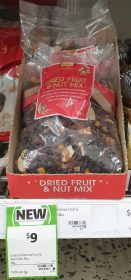 Coles 1kg Christmas Dried Fruit Nut Mix