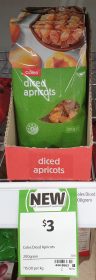 Coles 200g Apricots Driced