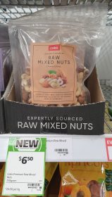 Coles 250g Expertly Sourced Raw Mixed Nuts