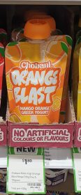 Chobani 110g Greek Yogurt Orange Blast Mango Orange