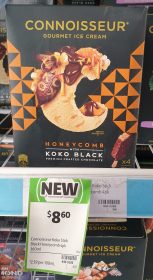 Connoisseur 360mL Ice Cream Honeycomb With Koko Black