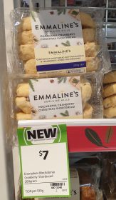 Emmalines Adelaide Hills 200g Shortbread Macadamia Cranberry Christmas 4