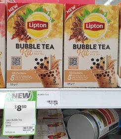 Lipton 5 Pack Bubble Tea Kit Coffee Milk Tea 1