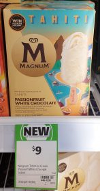 Magnum 360mL Ice Cream Tahiti Passionfruit White Chocolate