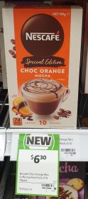 Nescafe 180g Coffee Sachets Choc Orange Mocha 1