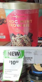 The Sweetporium Co 1L Ice Cream Choc Mint Brownie