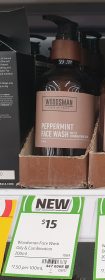 Woodsman 200mL Face Wash Oil Combination Peppermint