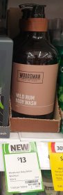 Woodsman 500mL Body Wash Wild Rum