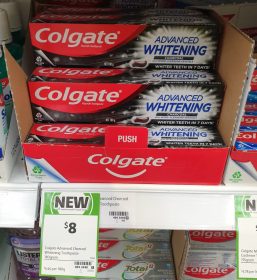 Colgate 180g Toothpaste Advanced Whitening Charcoal