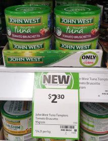 John West 95g Tuna Tempters Tomato Bruschetta