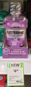 Listerine 250mL Mouthwash Total Care