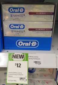 Oral B 95g 3D White Luxe Toothpaste Glamorous White
