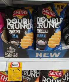 Smiths 150g Double Crunch Potato Chips Original