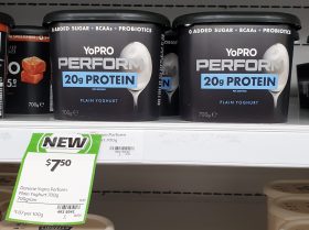 YoPRO 700g Perform Yoghurt 20g Protein Plain