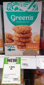 Greens 350g Biscuits Traditional ANZAC