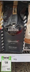 Caffe Aurora 1kg Coffee Beans Espresso Blend