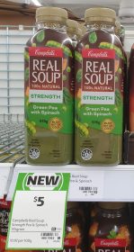 Campbells 515g Real Soup Strength Green Pea With Spinach 1