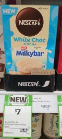 Nescafe 140g Sachets Mocha White Choc Inspired By Nestle Milkybar
