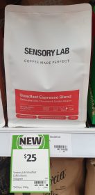 Sensory Lab 500g Coffee Beans Steadfast Espresso Blend